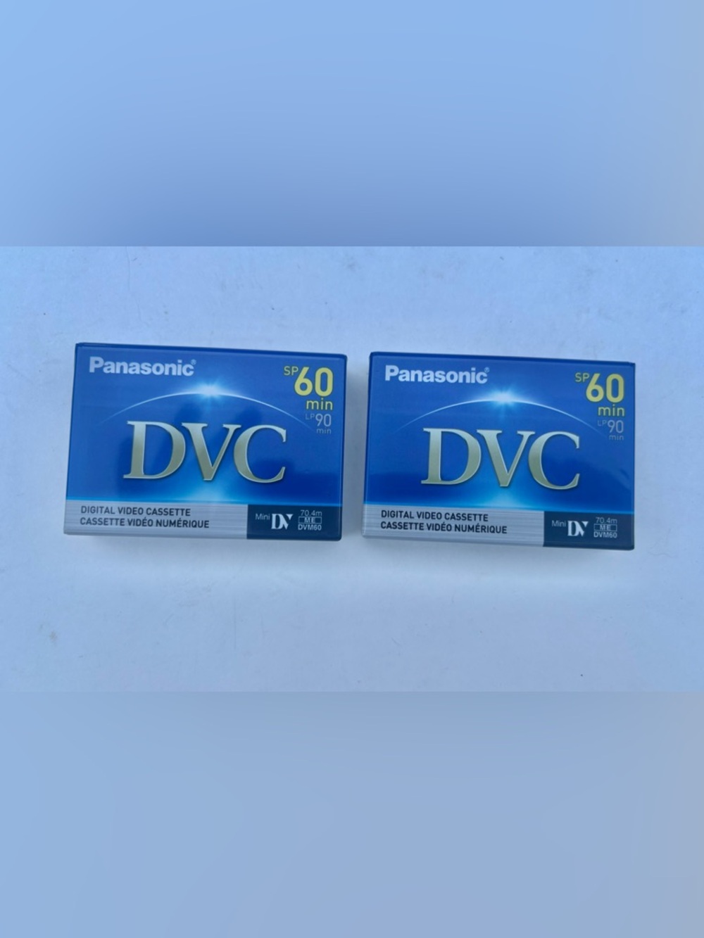 Lot Of 2 Panasonic Mini DVC Tapes SP 60 Min / LP 90Min AY-DVM60EJ Sealed NEW